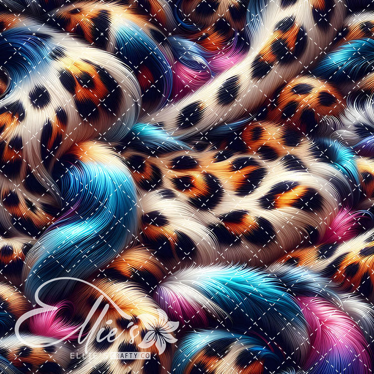 Lisa Frank Leopard V2 20 Digital Images (Not Seamless)