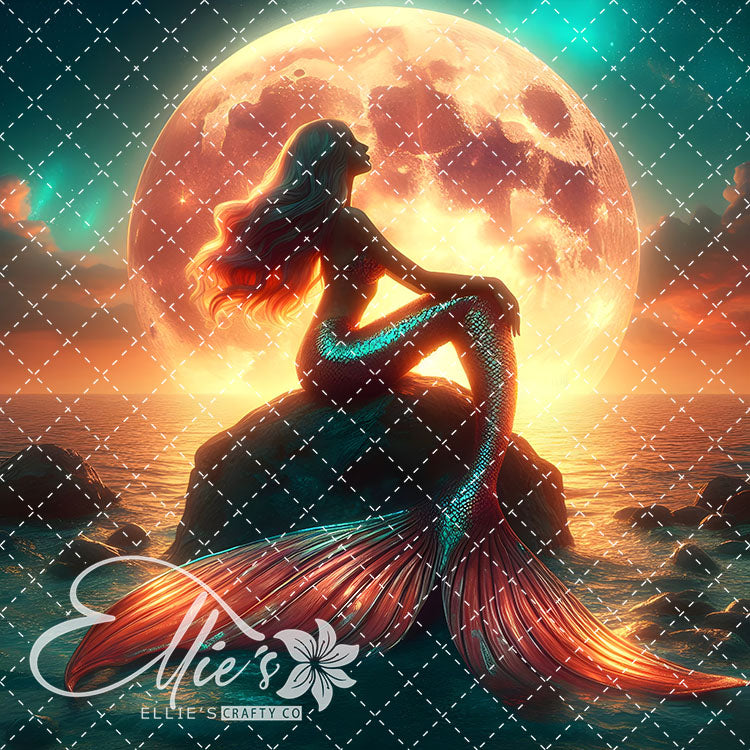 Mermaids Bundle #3 Original Square Size 15 Digital Images (Not Seamless)