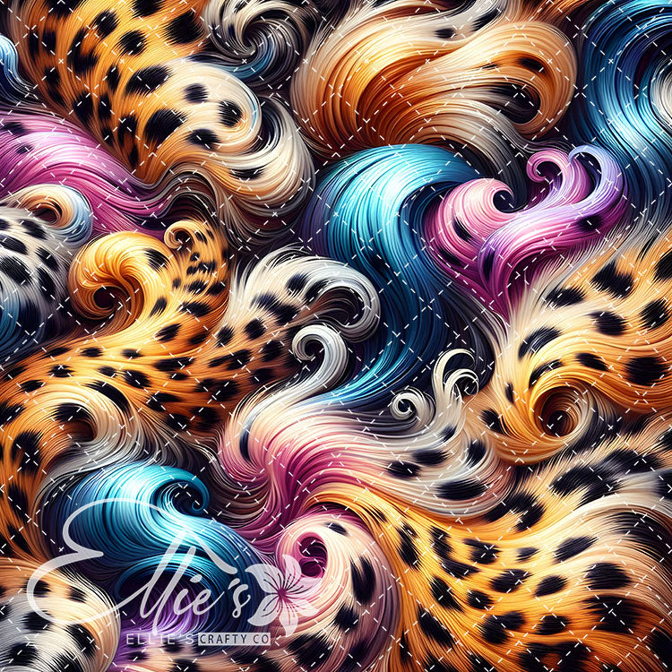 Lisa Frank Leopard V2 20 Digital Images (Not Seamless)