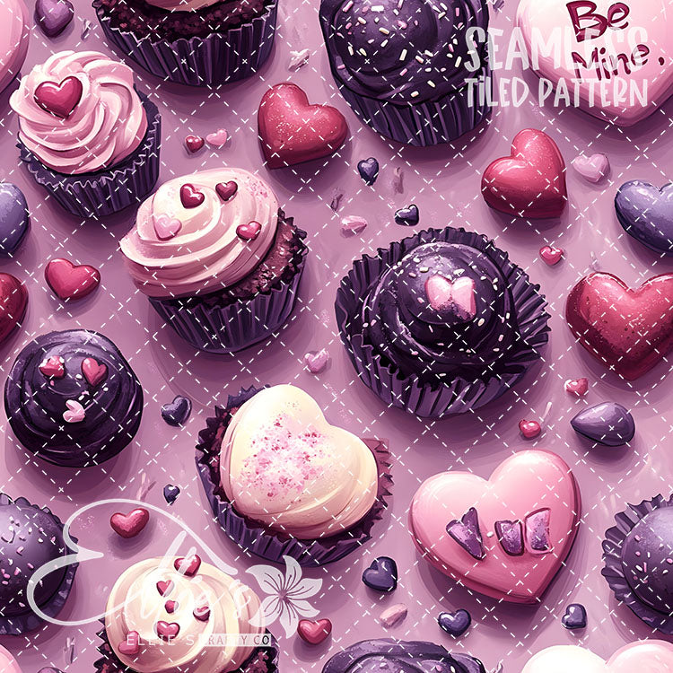 Valentines Sweets Bundle 2 - 20 Tiled Pattern Digital Images (Seamless)