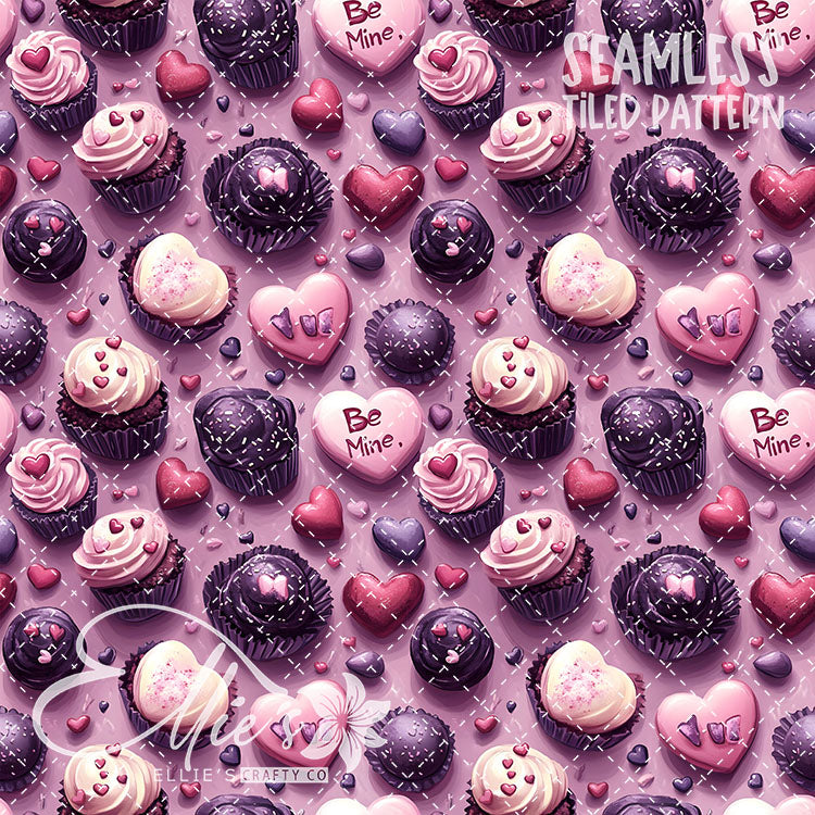 Valentines Sweets Bundle 2 - 20 Tiled Pattern Digital Images (Seamless)