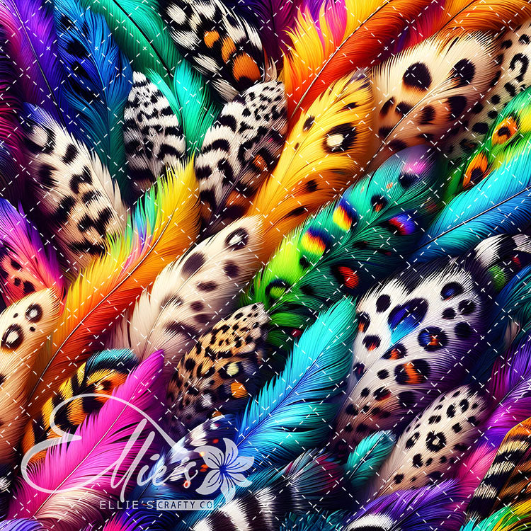 Neon Leopard V1 20 Digital Images (Not Seamless)