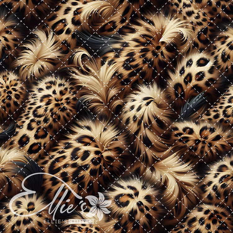 Feathered Leopard V1 20 Digital Images (Not Seamless)