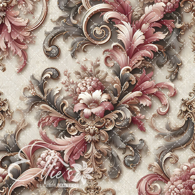 Rococo Blush 20 Digital Images (Not Seamless)