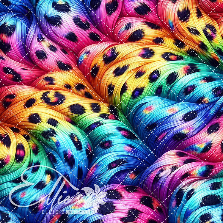 Lisa Frank Leopard V2 20 Digital Images (Not Seamless)