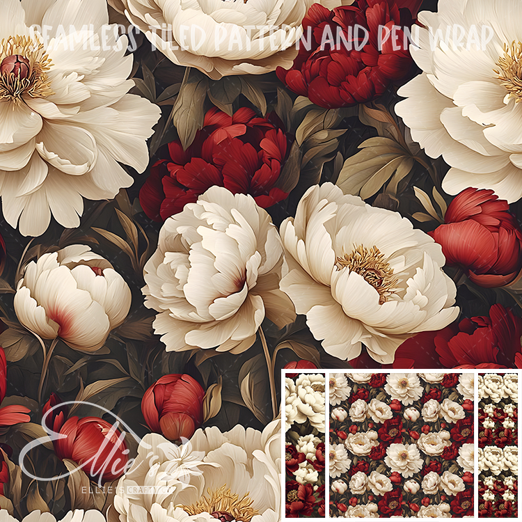 Image 136 - Seamless Tiled Pattern Digital Images for Vinyl/Tumbler Wraps & Pen Wraps