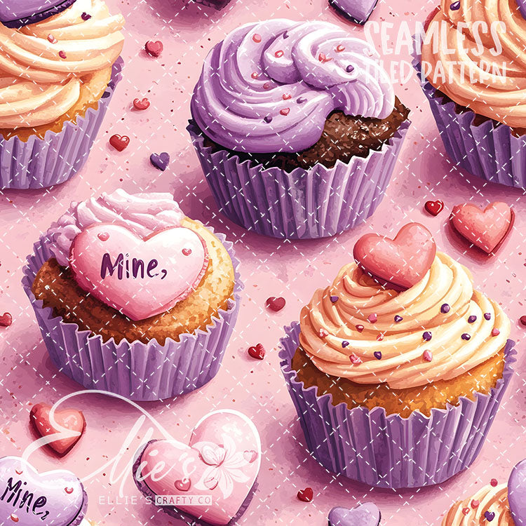 Valentines Sweets Bundle 2 - 20 Tiled Pattern Digital Images (Seamless)