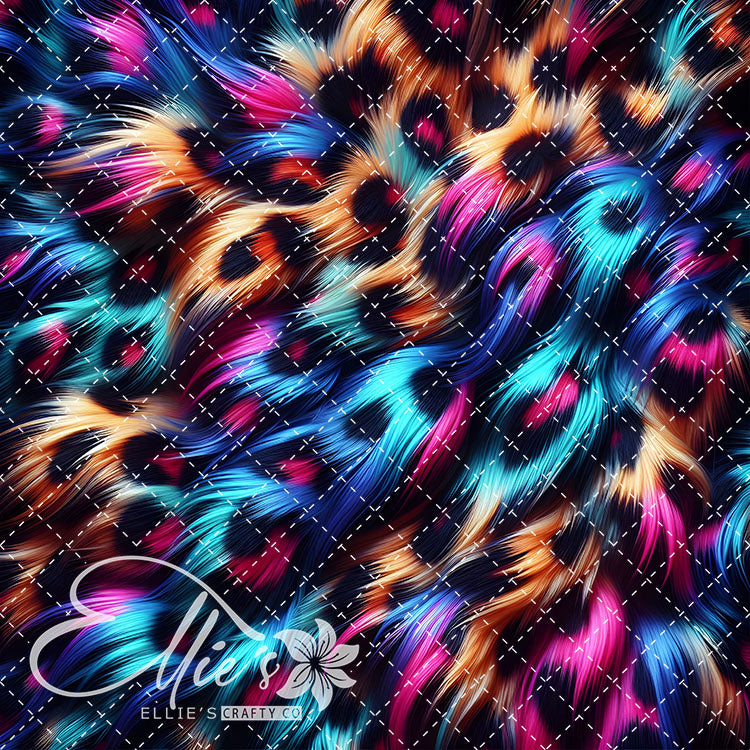 Lisa Frank Leopard V2 20 Digital Images (Not Seamless)