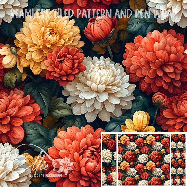 Image 150 - Seamless Tiled Pattern Digital Images for Vinyl/Tumbler Wraps & Pen Wraps