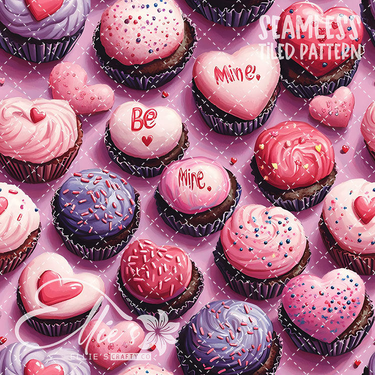 Valentines Sweets Bundle 2 - 20 Tiled Pattern Digital Images (Seamless)