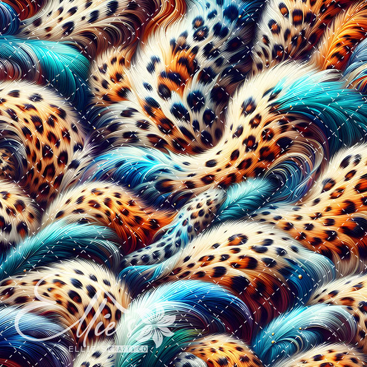 Lisa Frank Leopard V2 20 Digital Images (Not Seamless)