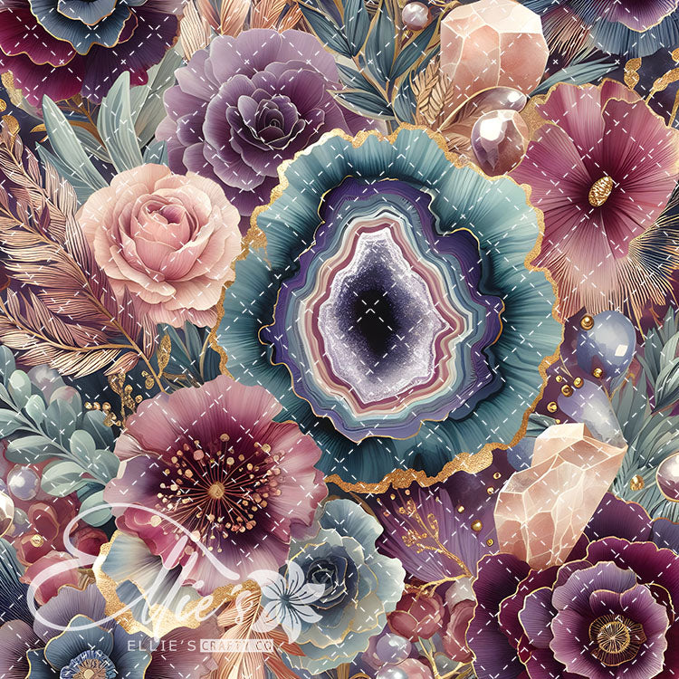 Marble Floral V2 24 Digital Images (Not Seamless)