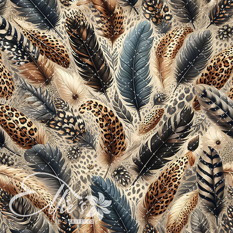 Feathered Leopard V1 20 Digital Images (Not Seamless)