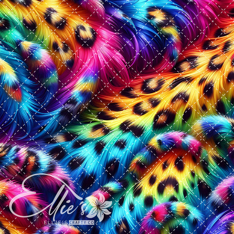 Lisa Frank Leopard V2 20 Digital Images (Not Seamless)