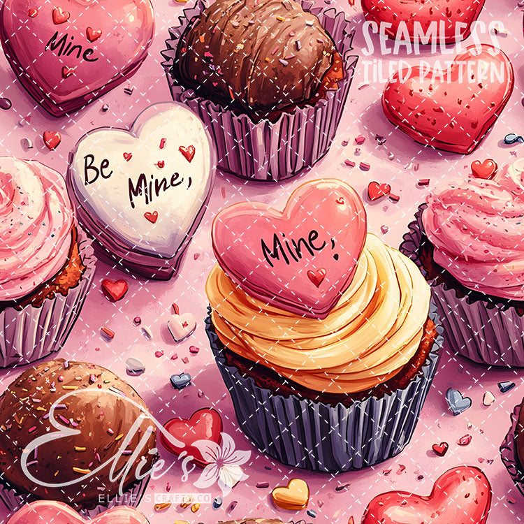 Valentines Sweets Bundle 2 - 20 Tiled Pattern Digital Images (Seamless)