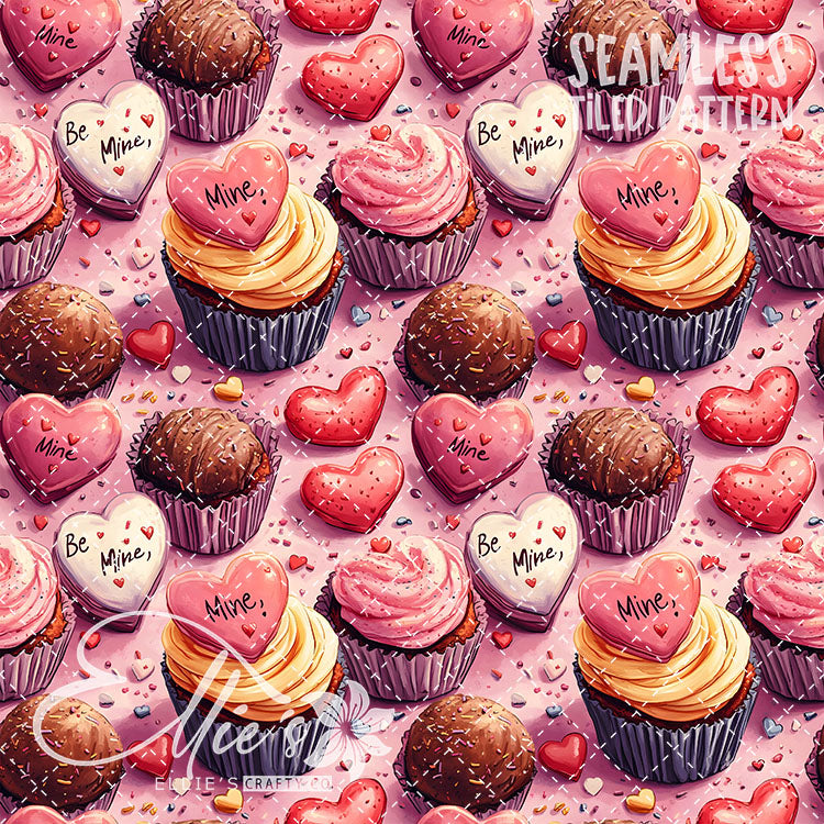 Valentines Sweets Bundle 2 - 20 Tiled Pattern Digital Images (Seamless)