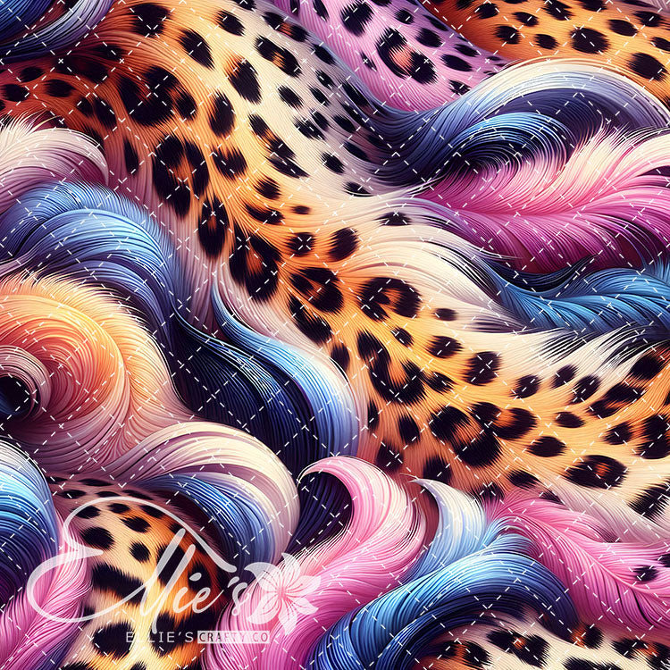 Lisa Frank Leopard V2 20 Digital Images (Not Seamless)