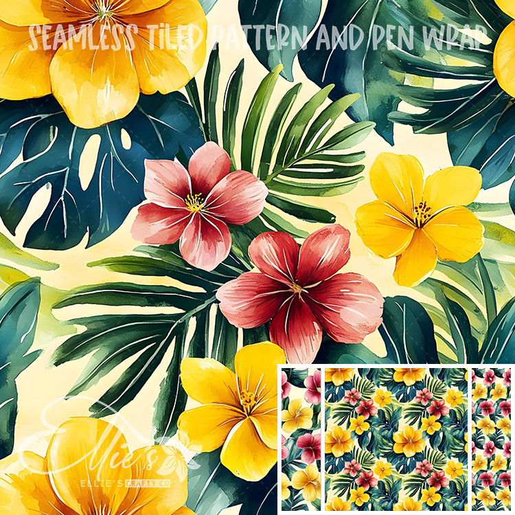 Image 194 - Seamless Tiled Pattern Digital Images for Vinyl/Tumbler Wraps & Pen Wraps