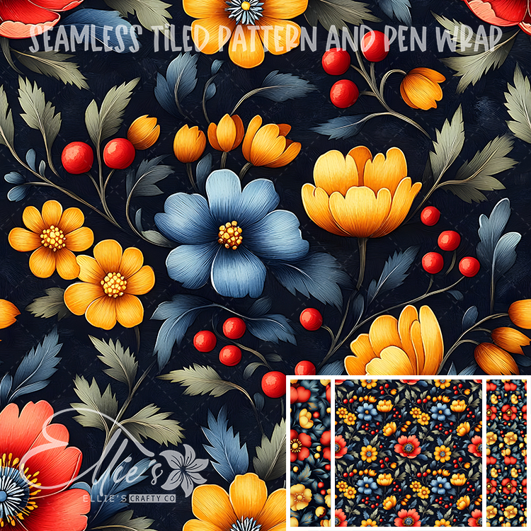 Image 199 - Seamless Tiled Pattern Digital Images for Vinyl/Tumbler Wraps & Pen Wraps
