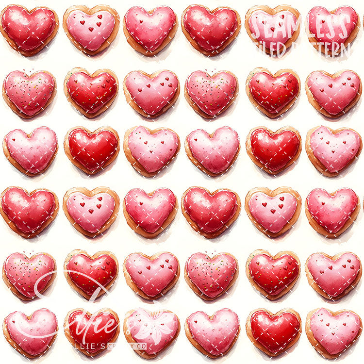 Valentines Sweets Bundle 2 - 20 Tiled Pattern Digital Images (Seamless)