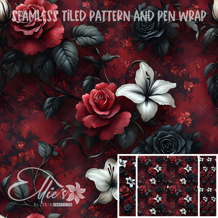 Image 211 - Seamless Tiled Pattern Digital Images for Vinyl/Tumbler Wraps & Pen Wraps