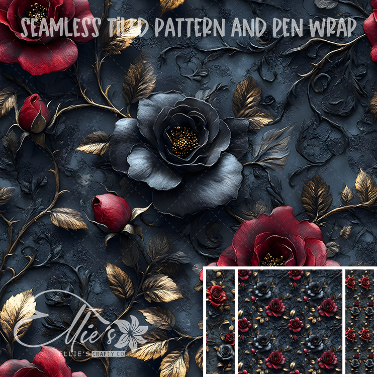 Image 212 - Seamless Tiled Pattern Digital Images for Vinyl/Tumbler Wraps & Pen Wraps