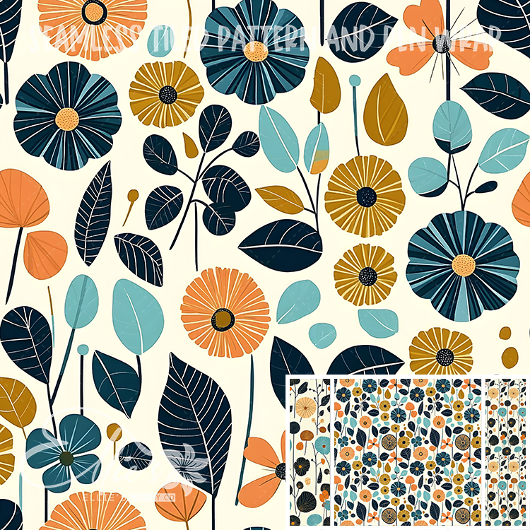 Image 215 - Seamless Tiled Pattern Digital Images for Vinyl/Tumbler Wraps & Pen Wraps
