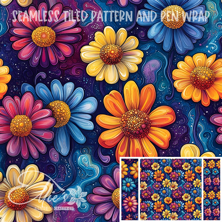 Image 218 - Seamless Tiled Pattern Digital Images for Vinyl/Tumbler Wraps & Pen Wraps