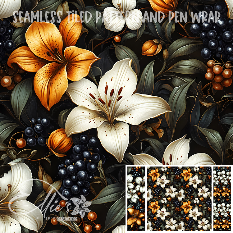 Image 226 - Seamless Tiled Pattern Digital Images for Vinyl/Tumbler Wraps & Pen Wraps