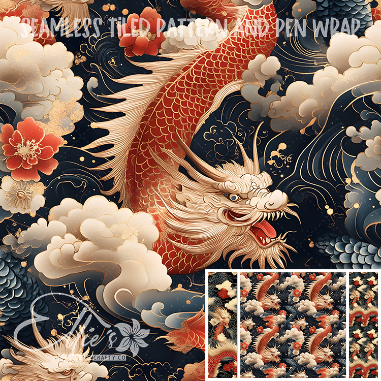 Image 237 - Seamless Tiled Pattern Digital Images for Vinyl/Tumbler Wraps & Pen Wraps