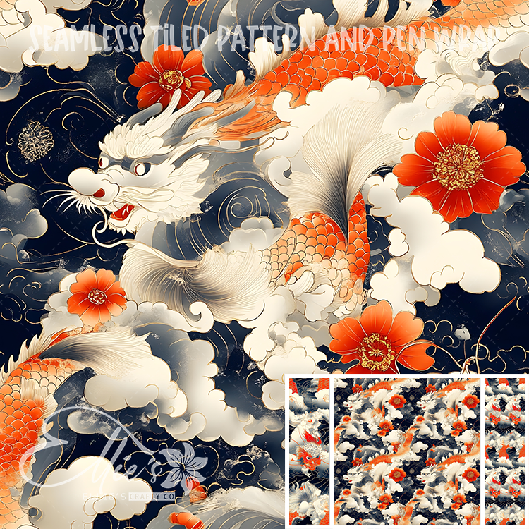 Image 238 - Seamless Tiled Pattern Digital Images for Vinyl/Tumbler Wraps & Pen Wraps