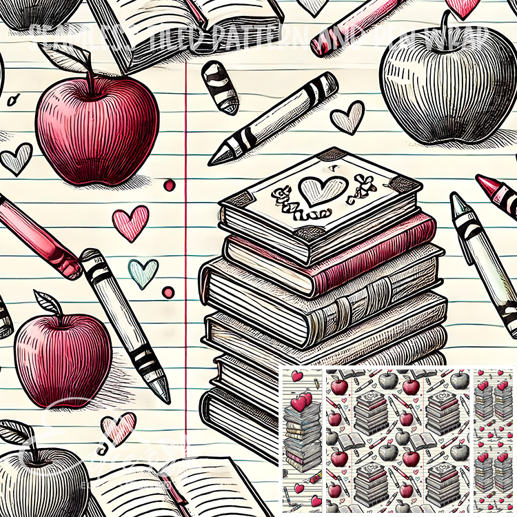 Image 257 - Seamless Tiled Pattern Digital Images for Vinyl/Tumbler Wraps & Pen Wraps
