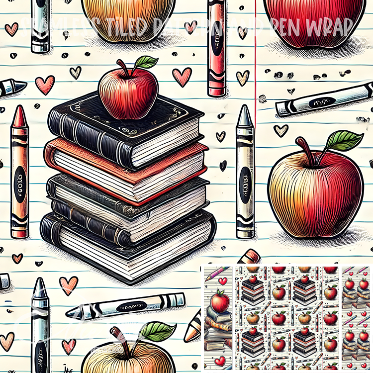 Image 259 - Seamless Tiled Pattern Digital Images for Vinyl/Tumbler Wraps & Pen Wraps