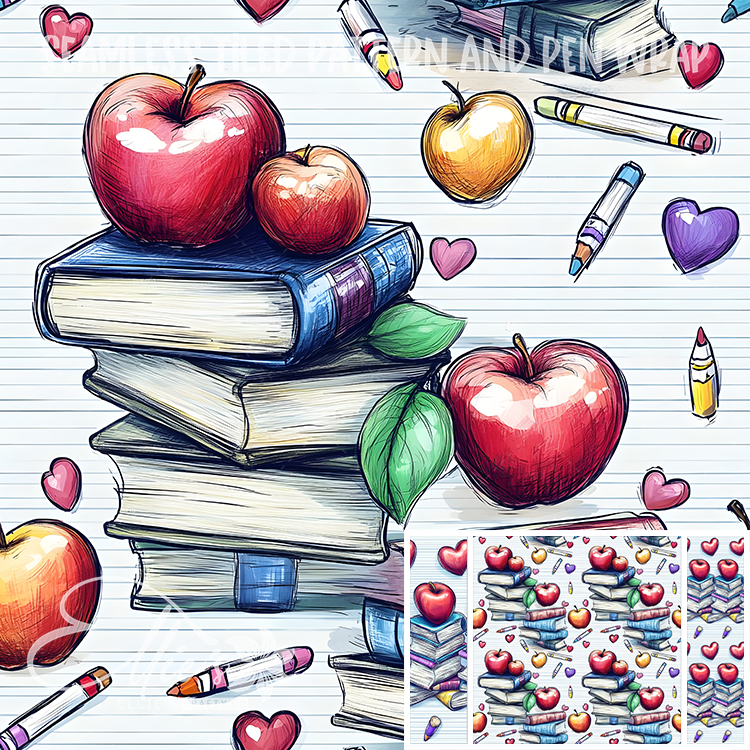 Image 260 - Seamless Tiled Pattern Digital Images for Vinyl/Tumbler Wraps & Pen Wraps