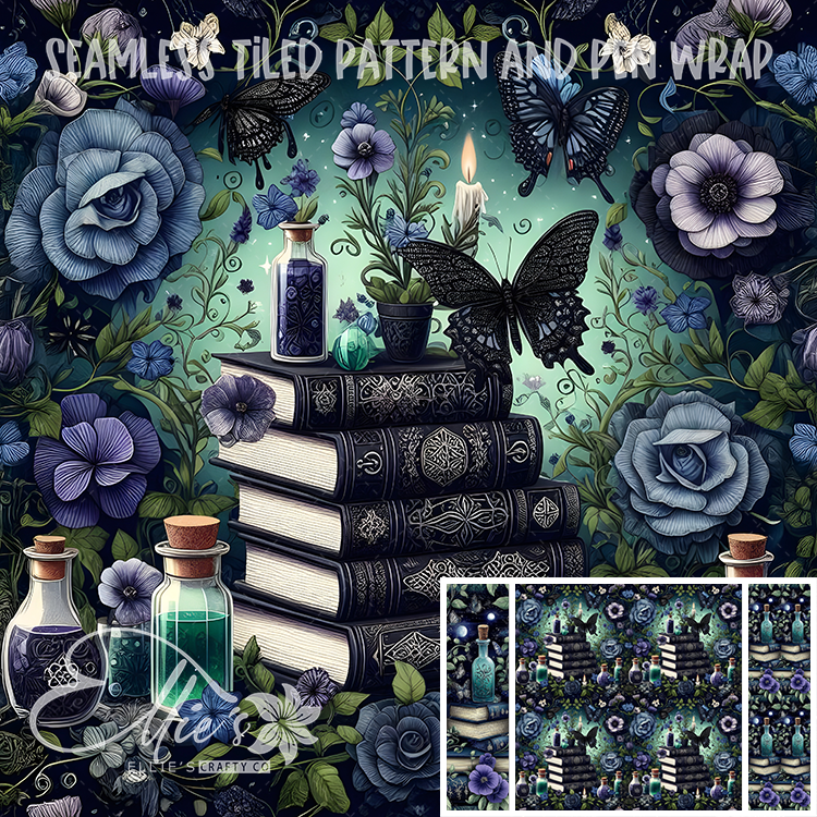 Image 265 - Seamless Tiled Pattern Digital Images for Vinyl/Tumbler Wraps & Pen Wraps