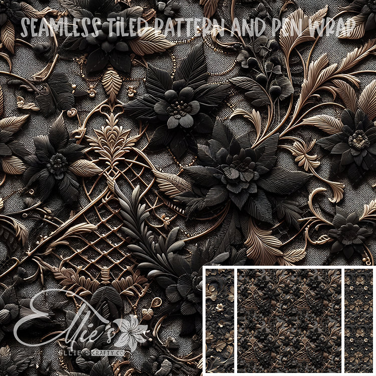 Image 280 - Seamless Tiled Pattern Digital Images for Vinyl/Tumbler Wraps & Pen Wraps