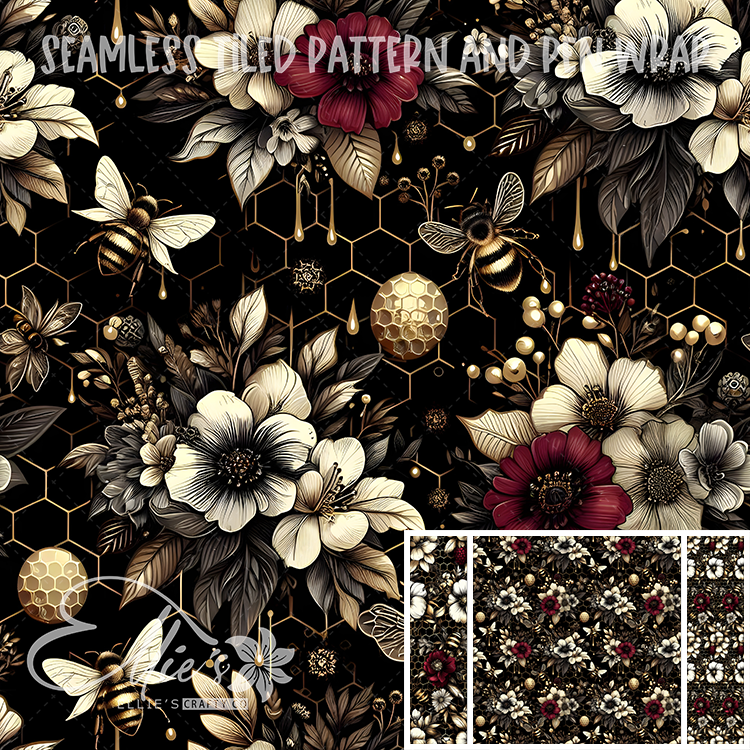 Image 281 - Seamless Tiled Pattern Digital Images for Vinyl/Tumbler Wraps & Pen Wraps