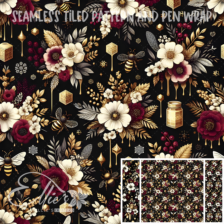 Image 287 - Seamless Tiled Pattern Digital Images for Vinyl/Tumbler Wraps & Pen Wraps