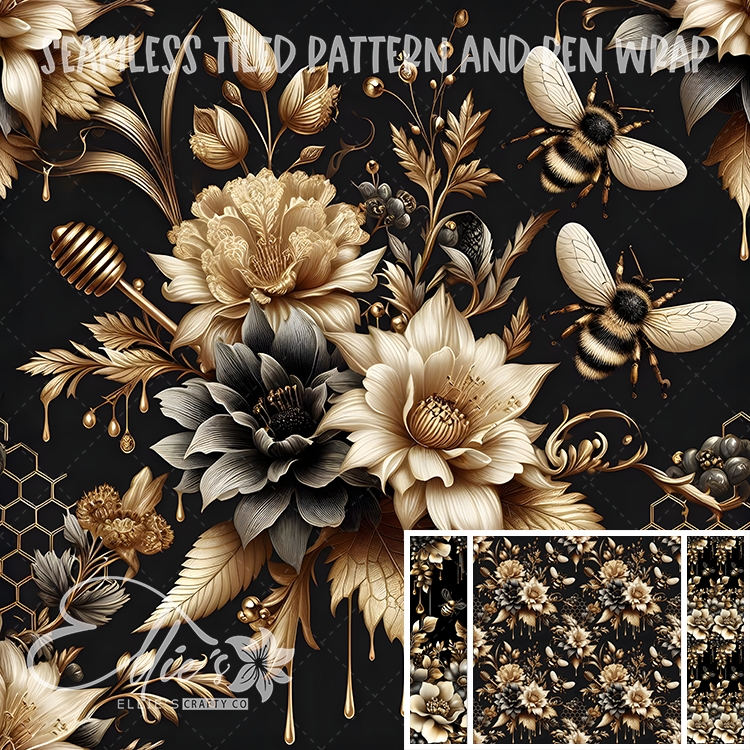 Image 292 - Seamless Tiled Pattern Digital Images for Vinyl/Tumbler Wraps & Pen Wraps