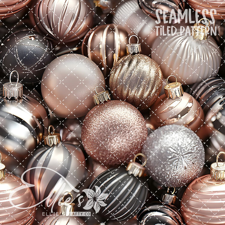 Pink Ornaments - 5 Tiled Pattern Digital Images (Seamless)