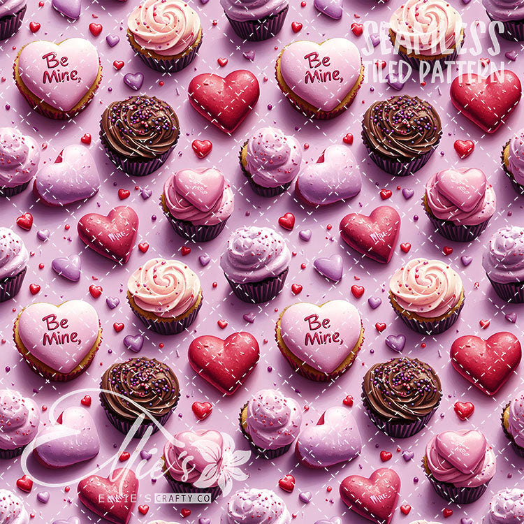 Valentines Sweets Bundle 2 - 20 Tiled Pattern Digital Images (Seamless)