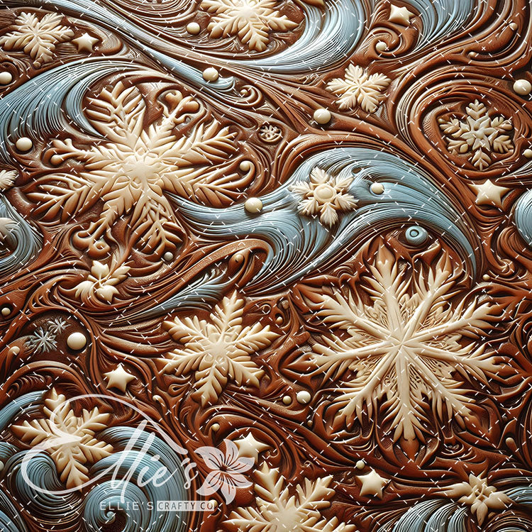 3D Snowflakes 42 Digital Images (Not Seamless)