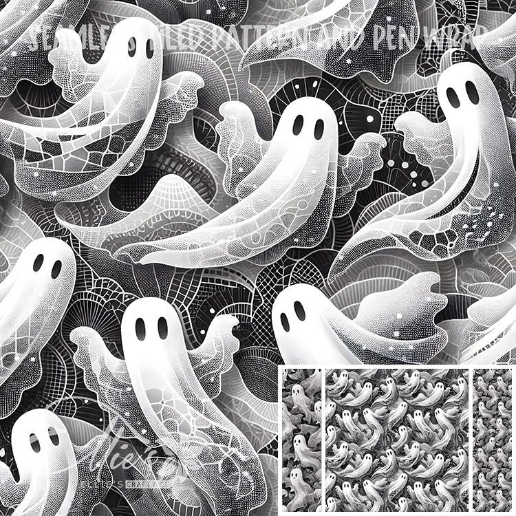 Image 385 - Seamless Tiled Pattern Digital Images for Vinyl/Tumbler Wraps & Pen Wraps