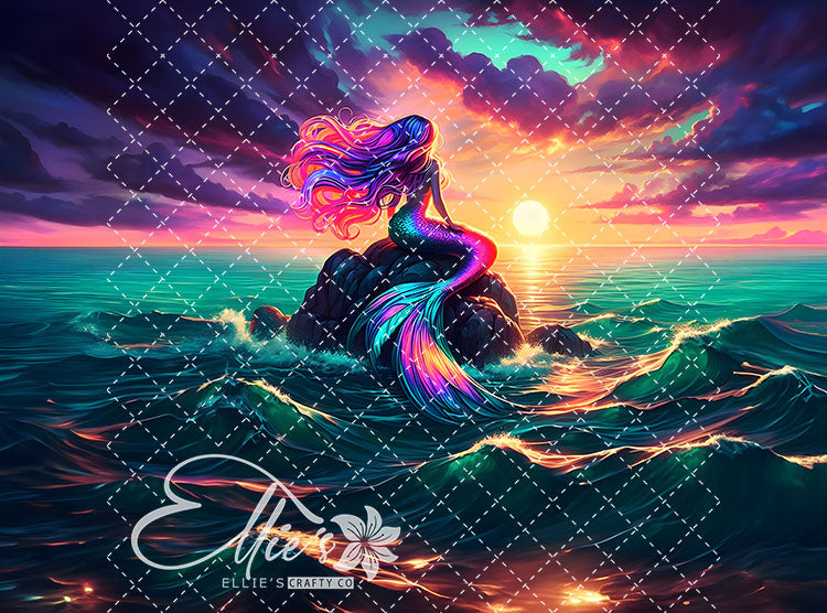 Mermaids Bundle #3 Modified Size 15 Digital Images (Not Seamless)