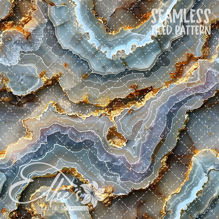 Geode Version 2 - 10 Tiled Pattern Digital Images (Seamless)