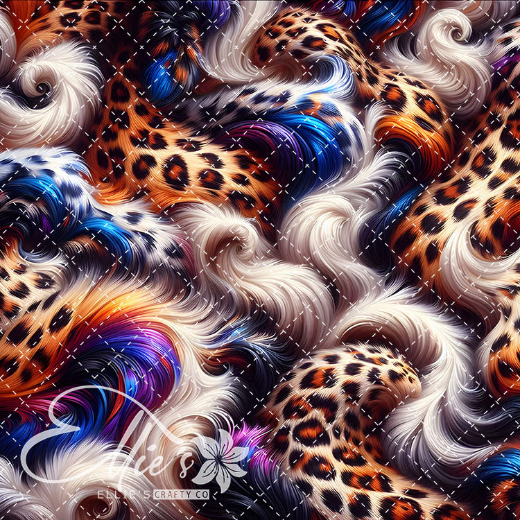 Lisa Frank Leopard V2 20 Digital Images (Not Seamless)