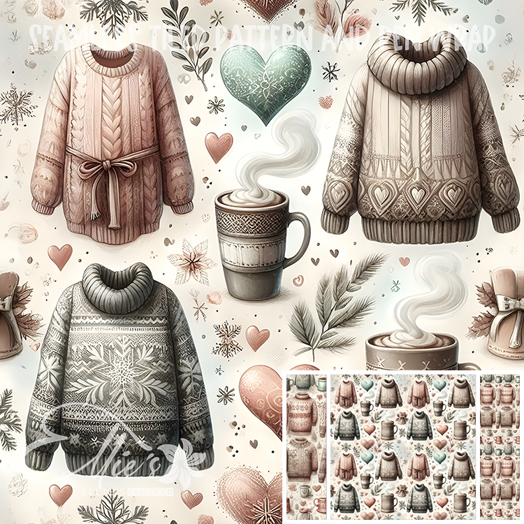 Image 465 - Seamless Tiled Pattern Digital Images for Vinyl/Tumbler Wraps & Pen Wraps