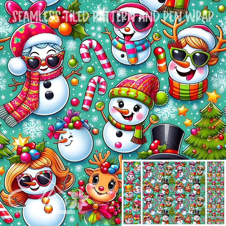 Image 470 - Seamless Tiled Pattern Digital Images for Vinyl/Tumbler Wraps & Pen Wraps