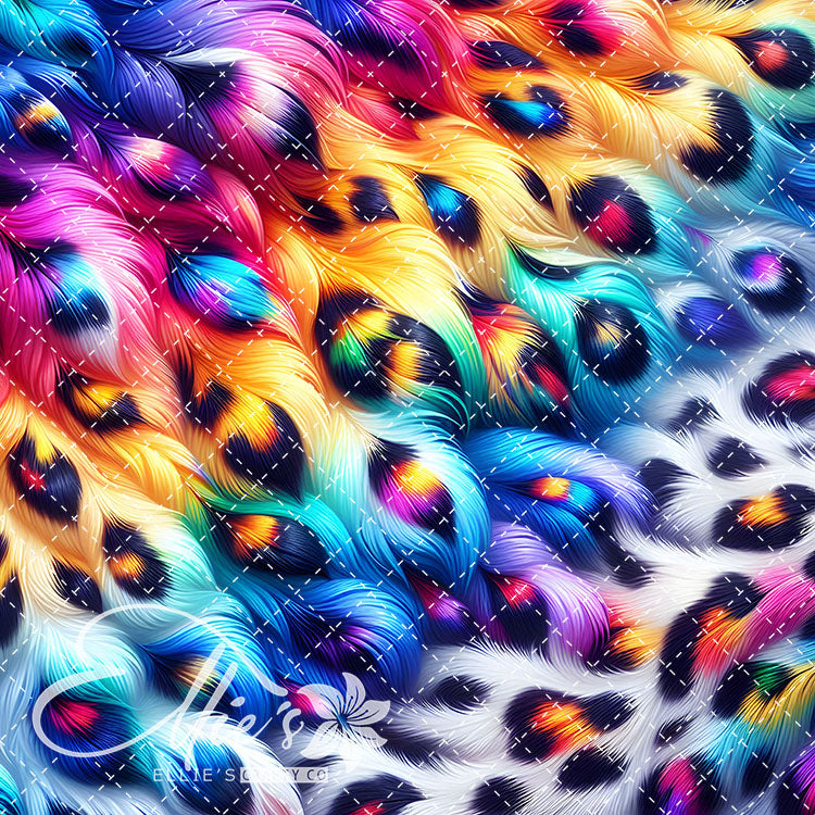 Lisa Frank Leopard V2 20 Digital Images (Not Seamless)