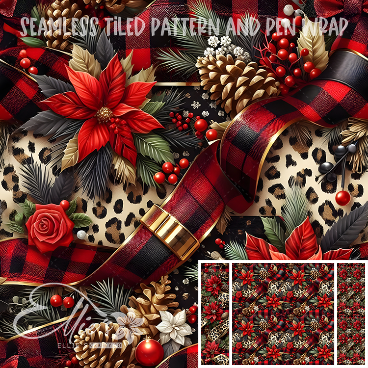 Image 514 - Seamless Tiled Pattern Digital Images for Vinyl/Tumbler Wraps & Pen Wraps